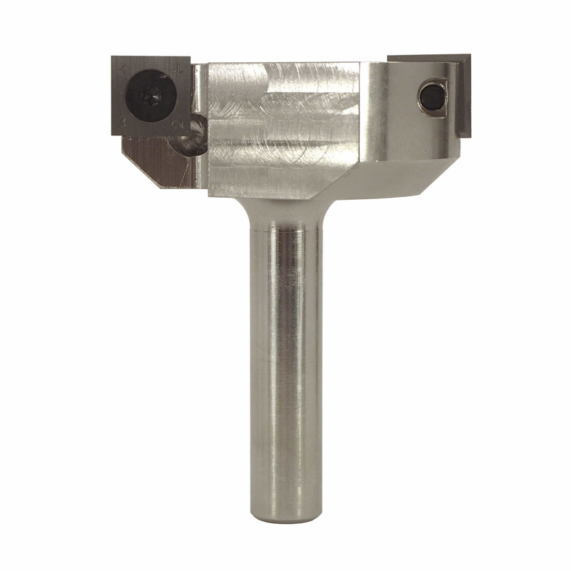 CNC Spoilboard Cutter Straight 2-1/2" D 1/2" SH 2 Wing